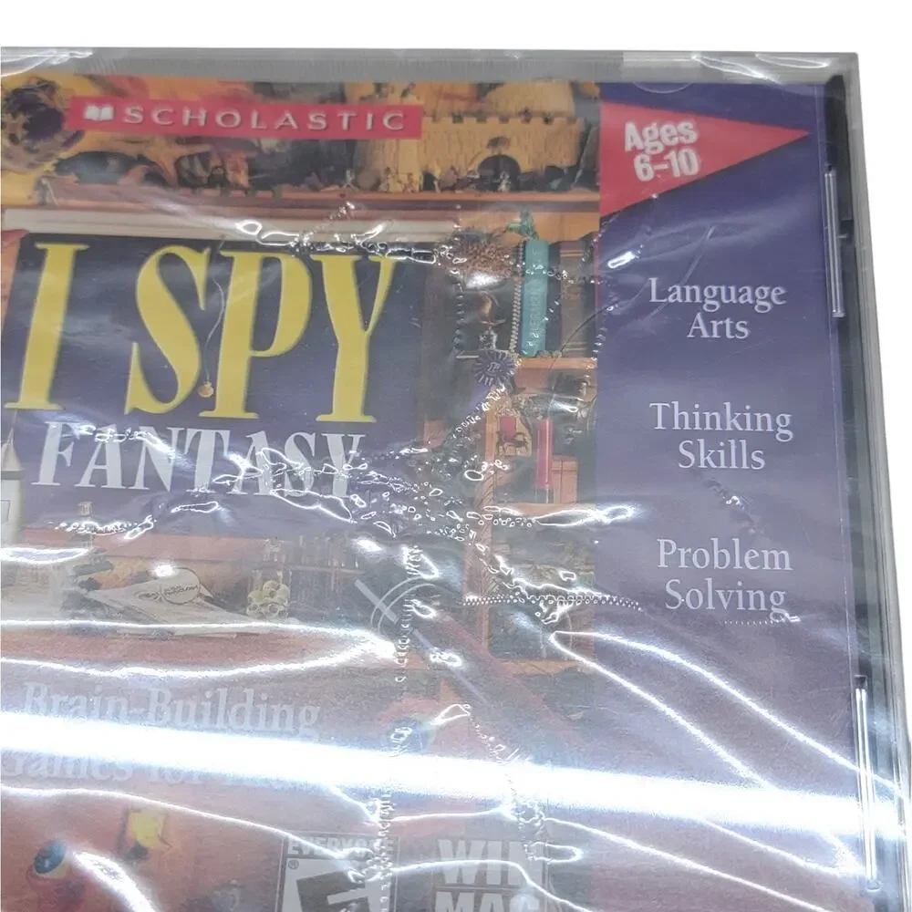 I Spy Fantasy PC Mac CD-ROM Game Scholastic 2003 Brand New Factory Sealed